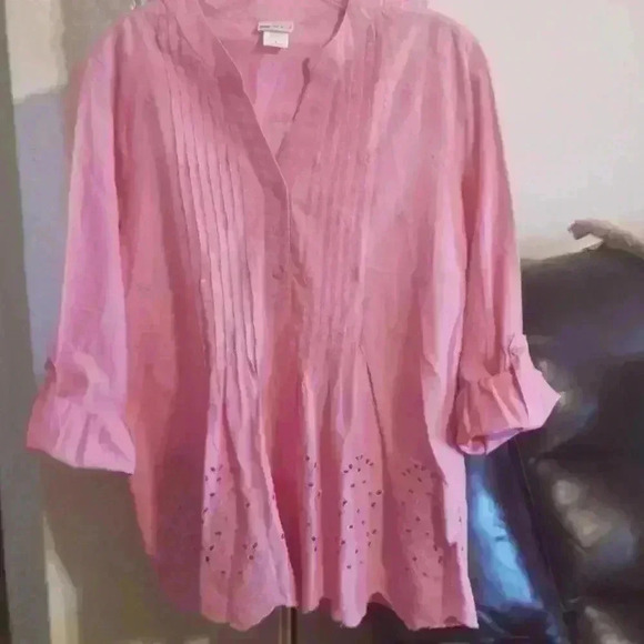 American Sweetheart Blouse Long Sleeve Size: M - Picture 6 of 6